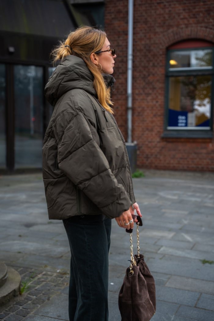 Embassy of Bricks and Locks - Zonza Puffer Jacket - Black Olive